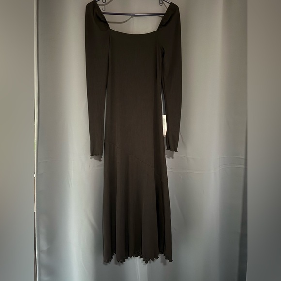 NWT Topshop Black Sweater Midi Dress – Size 6 - Picture 3 of 3